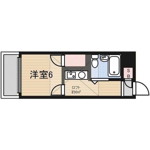 拡大写真:いろはハイツ 1階101の間取り