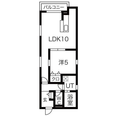 拡大写真:カームタイム吹上 3階301の間取り