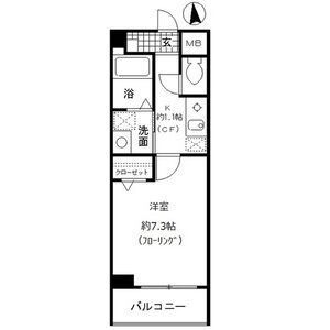 拡大写真:アンナマリー 1階103の間取り