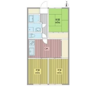 拡大写真:Avenue II 2階208の間取り