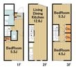 多摩市鶴牧6丁目の間取図