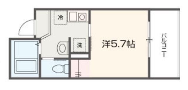 拡大写真:相模原市中央区宮下本町1丁目 2階202の間取り
