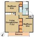 フォンテーヌ聖蹟の間取図