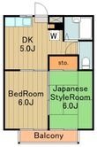 八王子市堀之内２丁目の間取図
