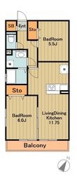 ビオレータの間取図