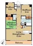 相模原市中央区相模原3丁目の間取図