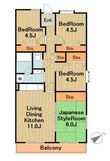 八王子市別所１丁目の間取図