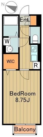 拡大写真:セジュールかやの樹 1階105の間取り