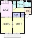 メゾン白水Ｂの間取図