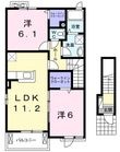 サニースポットⅣの間取図