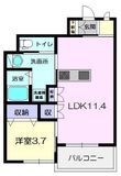 ドルチェ・ヴィータＵｒｅｓｈｉｎｏＡの間取図