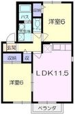 K・コンフォートインBの間取図