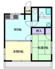 三間坂アパートの間取図