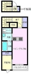 ドルチェ・ヴィータ鹿島Aの間取図