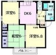 シャトー21 A棟の間取図