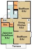 ハイカムールKの間取図