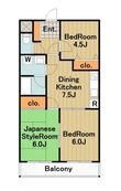 コスモ淵野辺の間取図