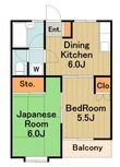 パークフルールの間取図