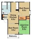 センチュリーカーサ中島の間取図