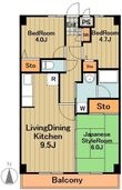 グランドール井上の間取図