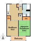 ラセジュールＵＧの間取図