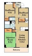 ラルカンシェルの間取図