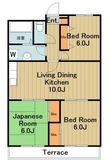 グレースコーポの間取図