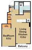 クラールの間取図