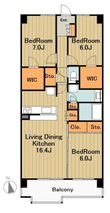 リーフィアレジデンス橋本の間取図