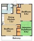 エントピアハウスの間取図