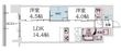 Draw上本町の間取図