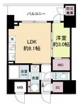 セレニテフラン難波の間取図