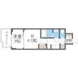 写真:セレニテ東梅田アリエ 5階505の間取図