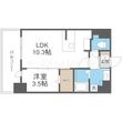 Louis Residence 弁天町の間取図