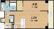 BRAVI南堀江の間取図