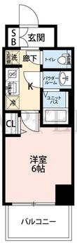 プレサンス松屋町ヴェルデスの間取図