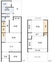 山坂借家一棟貸の間取図