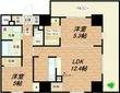 グランルージュ谷町六丁目の間取図