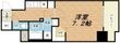 写真:La Douceur谷町 14階1406の間取図