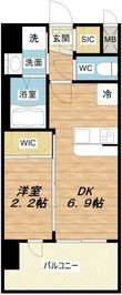 セレニテ十三ミラクの間取図