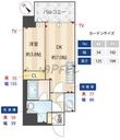 スプランディッド弁天町DUEの間取図