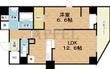 Elysion天王寺の間取図