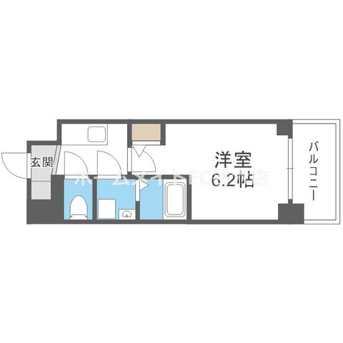 拡大写真:エスリードレジデンス ザ・グラン大阪福島クラス 7階705の間取り
