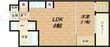 SERENiTE北浜の間取図