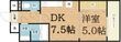 ONE ROOF FLAT FUKUSHIMAの間取図