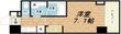 S-RESIDENCE堺筋本町Deuxの間取図