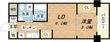 セレニテオズ北巽の間取図