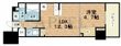 Dimus北浜の間取図