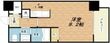 クロスレジデンス大阪新町の間取図