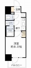 プレサンス西九条シティベイの間取図
